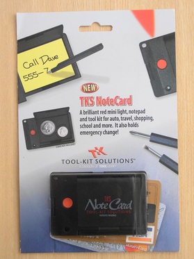 TKS NoteCard　パッケージ表面